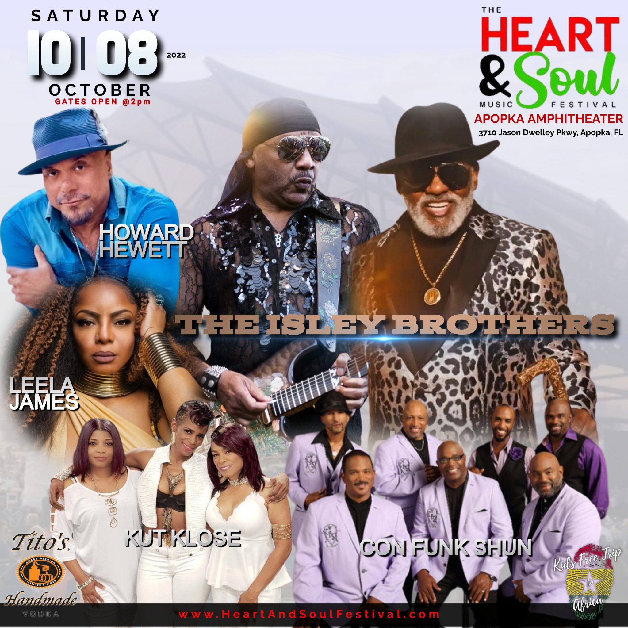 AllStar Lineup for the Heart & Soul Music Festival Set For Labor Day